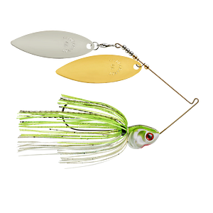 Booyah Covert Spinnerbait 3/4oz Gold/Nickel Willow