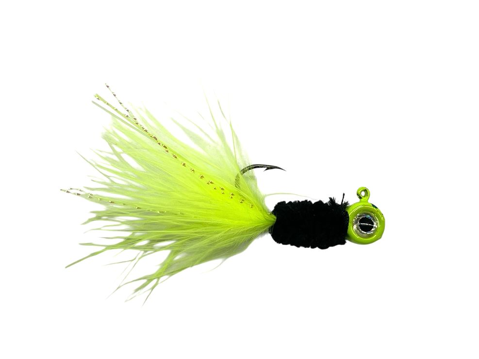crappie jig fishing lures E&S Fishing Ties and Tackle Crappie Jigs Key Lime