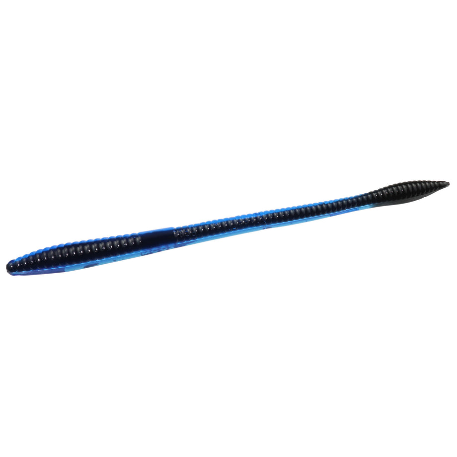 blue worm with yellow tail zoom fishing lure Zoom Trick Worm