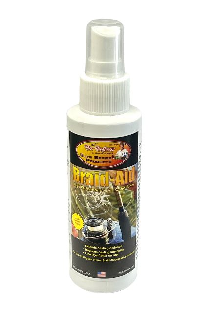 braided fishing line conditioner The Professor Braid-Aid Line Cleaner and Conditioner
