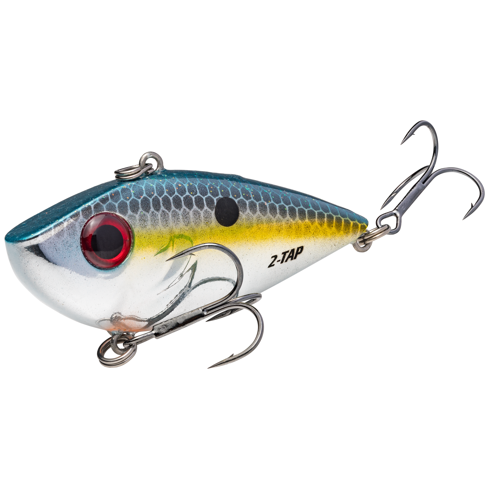 Strike King Red Eyed Shad 2-Tap Tungsten 3/4 oz