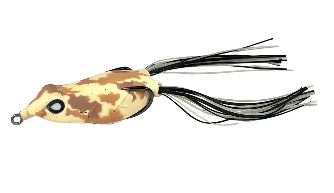 copper frog plastic fish lure Copper Red Baits Wave Frog