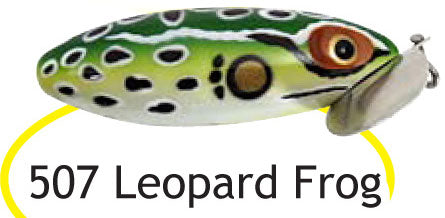 Arbogast 5/8 oz Jitterbug Leopard Frog