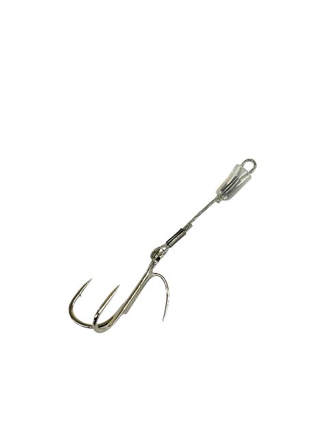 decoy fish hooks Decoy Wire WA-51 Double Assist Trailer Hook 2 pk