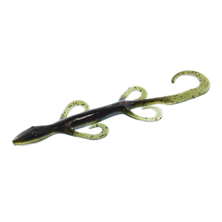 Zoom Lizard 6in Green Pumpkin Purple Gold