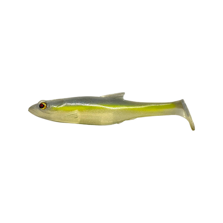 Bass Mafia Daingerous SwimBait in Blueback Herring displayed on a white background