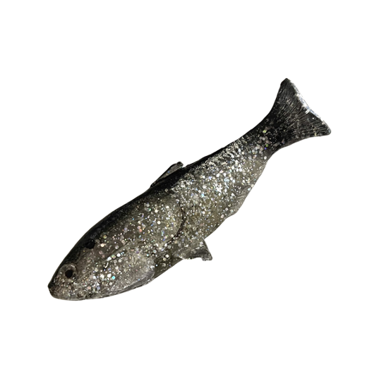 Fish Head Weedless Spin Smokin Shad 1/4 oz 1201205