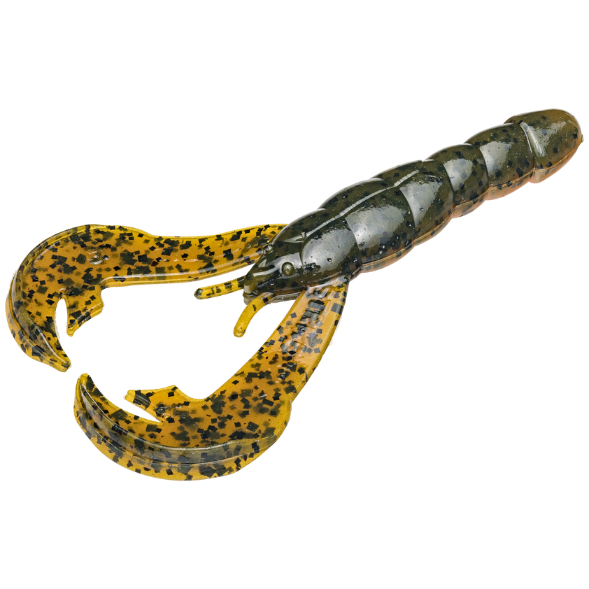 Strike King Rage Craw Soft Plastic Bait - Tequila Sunrise Orange Flake Color