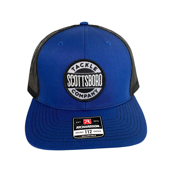 Scottsboro Tackle Co. Round Patch Cap Charcoal/White